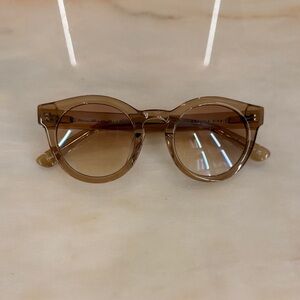 New Sunday Somewhere Round Brown transparent Sunglasses